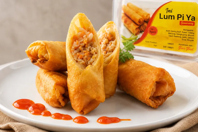 Ini Lum Pi Ya — lumpia semarang beku kemasan 300 g dari Tan's Food